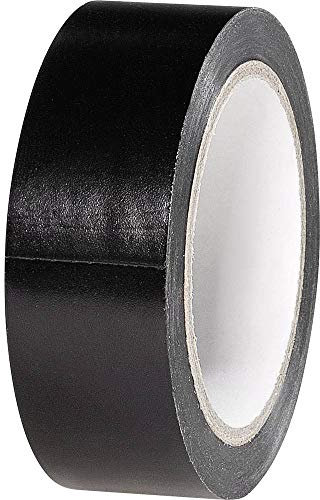 TOOLCRAFT K1B19L6S-C-5 Isolierband, Schwarz, 6 m x 19 mm, Gummi, 5 Stück