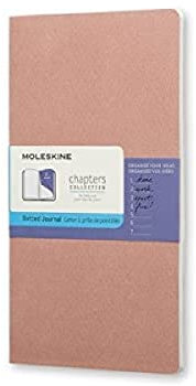 Moleskine Chapter Notizheft Slim Large, Punktraster, altrosa