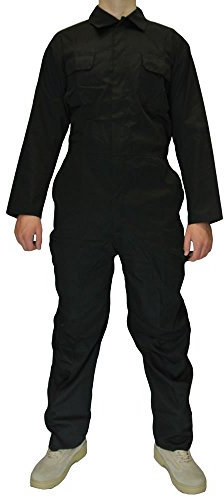 Army And Workwear Herren Blaumann Mechaniker Overall Blaumann Arbeitskleidung - Schwarz, S