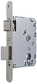 Tesa Assa Abloy 40106PRHN Cerraduras De Embutir Para Puertas De Madera Niquelado Entrada 60 mm/Frente Redondo 4010-P