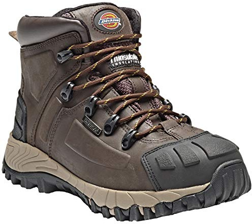 Dickies Unisex-Adult Medway S3 Safety Boots FD23310 Brown 7 UK, 41 EU - EN safety certified