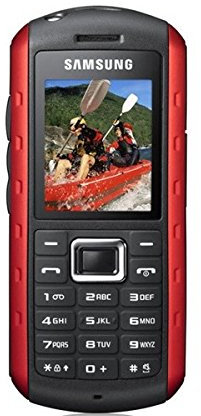 Samsung B2710 Handy (5,1 cm (2,0 Zoll) Display, 2 Megapixel Kamera, wasserdicht) metallic orange
