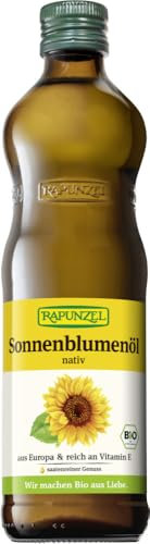Rapunzel Sonnenblumenöl nativ aus einheimischen Saaten, 2er Pack (2 x 500 ml) - Bio
