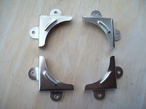 Ironmongery World Mirror Picture Corners Clamps Clips Mounting Brackets Nickel(Silver/Chrome)