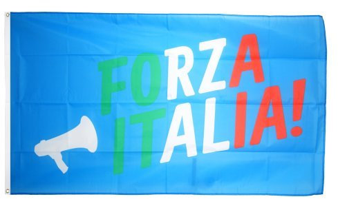Flaggenfritze Flagge/Fahne Italien Forza Italia - 90 x 150 cm