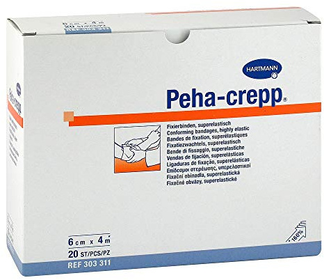 PEHA CREPP Fixierbinde 6 cmx4 m 20 St