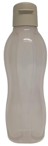 Tupperware to Go Eco 750ml Eco Easy Flip Top Trinkflasche EcoEasy für Kohlensäure creme
