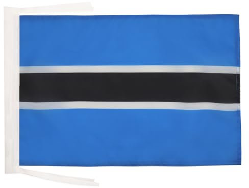 AZ FLAG - Flagge Botswana - 45x30 cm Mit Kordel - Republik Botsuana Fahne 30 x 45 cm - Flaggen