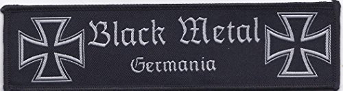 Black Metal Germania mit Eisernes Kreuz Aufnäher/Patch