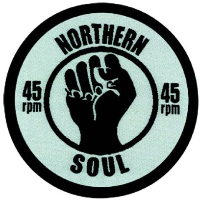 Gewebte Aufnäher Patch/Northern Soul 45Rpm