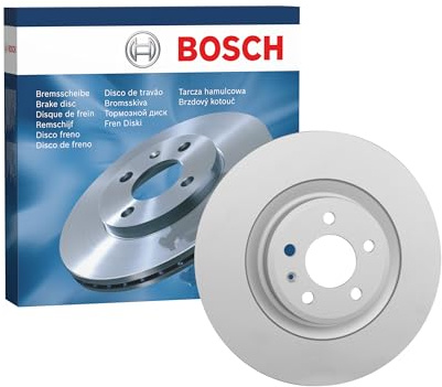 Bosch BD1433 Brake Disc - 345 mm Vented High-Carbon Disc - Front Axle - ECE-R90 Certified - Great Cooling and Noise Suppression, Advanced Corrosion protected - 1 Single Disc