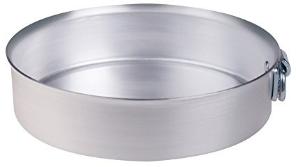 Pentole Agnelli Professional Tortiera Cilindrica Con Anello Spessore, Argento, 22 cm