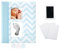 Pearhead P62201 Souvenir Prenota con motivo Zig Zag e tampone di inchiostro Clean-Touch, Blu [importati dal Regno Unito]
