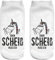 Ferocity Lustige Socken Sneaker Halbsocken Strümpfe Sportsocken Füßlinge mit Motiv 3D für Frauen, Size EU 36-40, Scheiss Muss Ich [001]