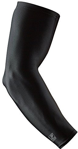 LP SUPPORT SL51 Performance Armstulpen, Arm-Sleeve, Ellenbogen-Schoner, Unterarm-Bandage, Power-Shooter, Sportstulpe, Größe:L, Farbe:1 x schwarz
