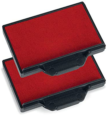 Trodat Ersatzkissen 6/56 für Professional 5204, 5206, 5460, 5460L, 5117, 5558, 5558PL, 55510, 55510PL, 5465 und 5466PL – Stempelfarbe Rot, 2er-Pack