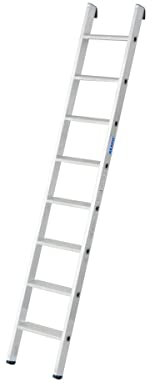 KRAUSE lec425 Leiter mit 8 Leiter Trittstufe, 3.15 m Höhe, 2.2 m Länge
