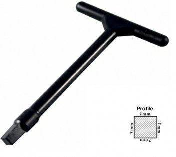Spare Loft Hatch Key and Access Panel Plastic Door Key - Spare Plastic Key