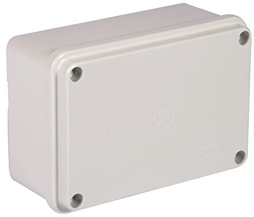 Electraline 60558 Aufputz-Abzweigdose, glatt, 120 x 80 mm, Weiß