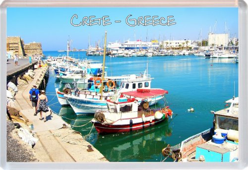Crete - Greece - Jumbo Fridge Magnet