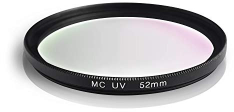 Ares Foto® MC UV Filter, Schutzfilter mit Mehrschichtvergütung für Canon Sony Nikon Leica Fujifilm Panasonic Pentax Sigma Tamron Pentax (52mm)
