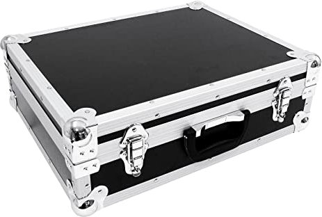 ROADINGER Universal-Koffer-Case FOAM GR-1 schwarz | Flightcase mit flexibler Schaumstoffeinlage, 480 x 380 x 140 mm (Innenmaße)