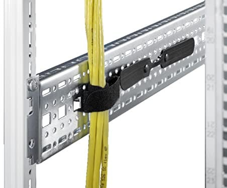 Rittal 19 Zoll Netzwerkschrank-Kabelführung 200mm 7072.230 Schwarz