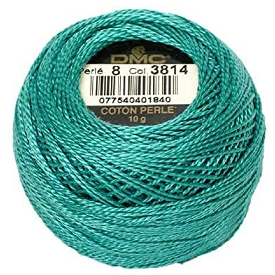 DMC Pearl Cotton Ball Size 8 87yd-Aquamarine