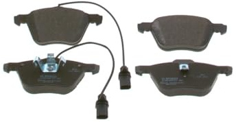 BOSCH Bremsbeläge vorne (Satz) mit VWK 0986424777 | Kompatibel mit: FORD GALAXY I, SEAT ALHAMBRA, VW SHARAN, TRANSPORTER T4 Bus, TRANSPORTER T4 Kasten