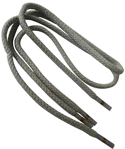 Ringelspitz 1 Paar Schnürsenkel dunkelgrau - rund - dünn - Ø 2,5 mm