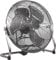 Chrome Silver Metal High Velocity Cold Air Circulator Adjustable Floor Fan with 3 Speed Settings (14)