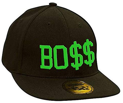 Baseball Mütze Cap Caps schwarz Snapback with Adjustable Strap BOSS LA Boy YOLO