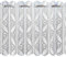 Lace Pleated Vertical Louvre Blind Window Net White 24 Drop Hallways ®