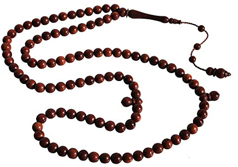 Einzigartige Beautiful Dark Braun 8 mm Türkisch Koka – Kuka Samen Gebet Perlen – Rosenkranz – Misbaha