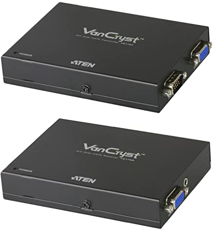 Aten CAT 5 Video Extender + Mono Audio for The VS1204/08, Local, VE170-AT-G (Audio for The VS1204/08, Local Unit + Remote Unit Up to 300 M)