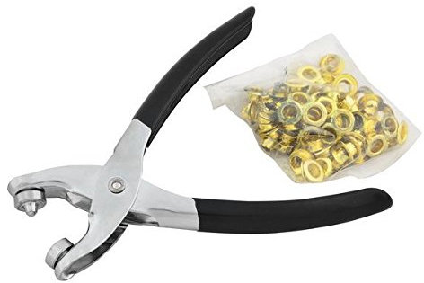 Eyelet Plier 180mm (7in.) With 100pc Eyelets X Pack Of 2