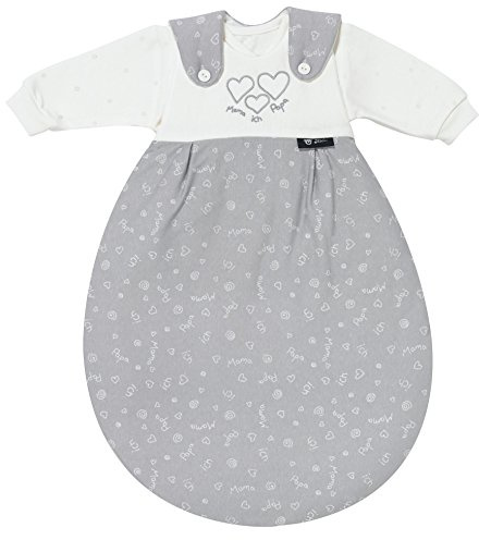 Alvi 445335929 Baby Mäxchen, 3 - teilig, Super-Soft Mama-Papa-Ich, grau