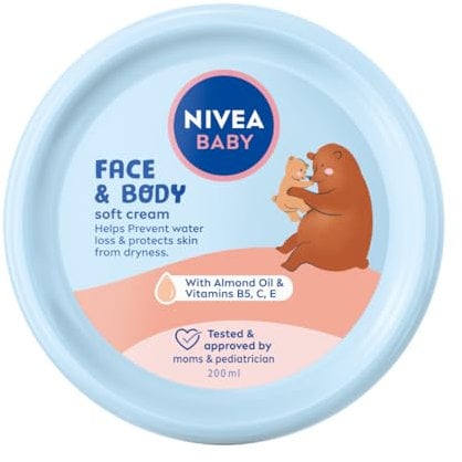 NIVEA BABY Crema de cuidado facial y corporal 200 ml