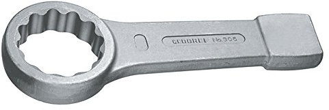 GEDORE Schlag-Ringschlüssel 32 mm, Hochpräzise Schlüsselweite, Robust für Industrie & Handwerk, Made in Germany - 32mm