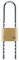 Yale Y110/50/155/1 - Cadenas Laiton Massif 50 mm, Anse Amovible et Réglable 59-155 mm, 3 Clés