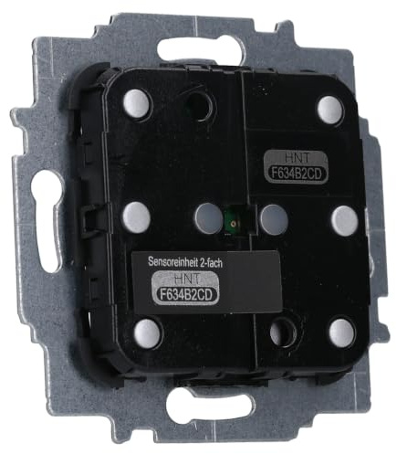 Busch-Jaeger 6221/2.0 Sensoreinheit | 2-fach für Busch-free@home Zum Senden von Schalt-, Tast-, Dimm- und Jalousiebefehlen 2CKA006220A0003
