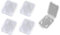 ikarex-shop 5 Stück Hüllen für SD Karten Speicherkarte Hülle Case Box Schutzhülle Aufbewahrungsbox 5X