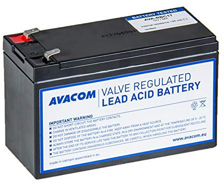 AVACOM Ersatz für RBC17 – Akku für USV. Ersatzbatterie für APC: RBC17
