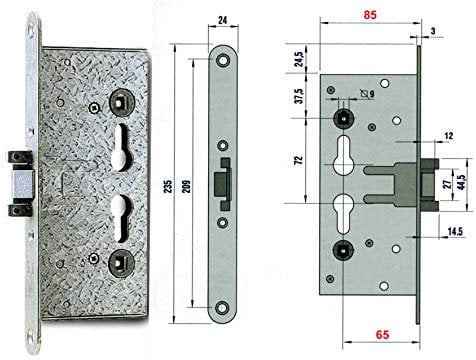 Assa Abloy Nemef Pn9000365 Serratura Antipanico
