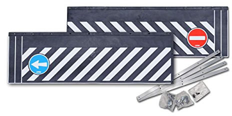 Parafango universale per camion strada a senso unico – 2 pezzi da 120 x 38 cm ~