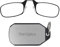 ThinOptics 2.00 Lesebrille Mit Schwarzer Gestell Und Schlüsselanhänger-etui - Lesebrillen +2.0 Mit Kompaktem, Faltbarem Rahmen Und Flex-fit-technologie