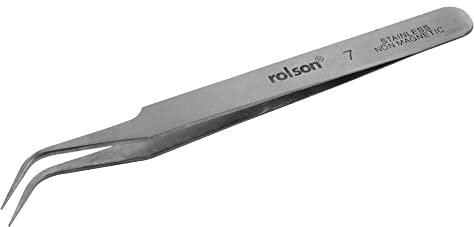 Rolson Pinces brucelles en acier inoxydable n° 7