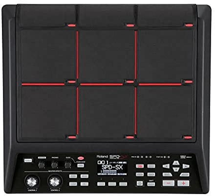Roland SPD-SX Percussion Sampling Pad, Esclusivo campionatore a pad, 4 GB di memoria interna / Nero