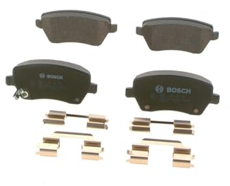 Bosch BP1071 - Brake Pads Car Front Axle - 1 Set of 4 Pads | Bosch Quality - Reduced Noise and Dust - ECE-R90 Certified - Copper-Free