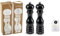 Dekomiro Geschenkset Salzmühle und Pfeffermühle schwarz 22 cm Peugeot Paris u-select mit 100 gr. Salz in Geschenkverpackung